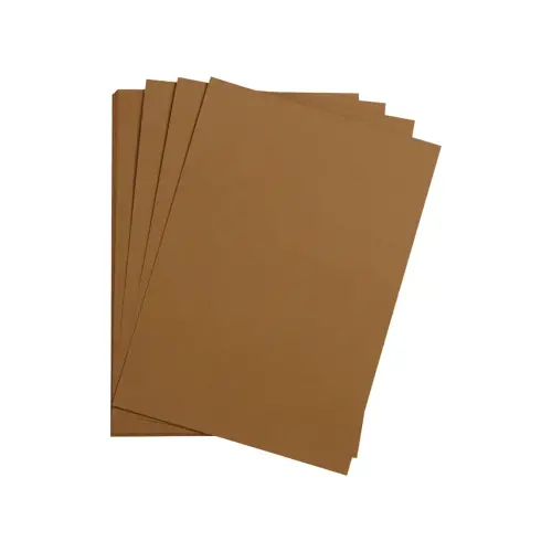 Feuille papier maya 270g 500x700mm brun 25 unit&eacute;s - Clairefontaine photo du produit