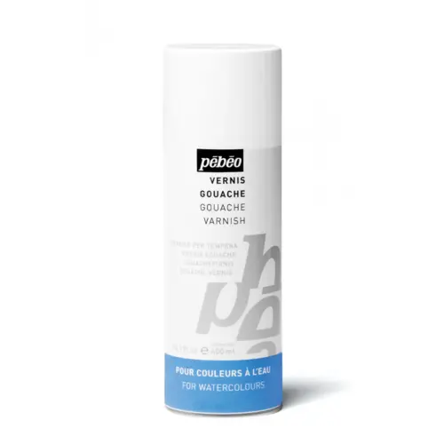 Vernis gouache aerosol acrylique non jaunissant 400ml - Satiné - Pebeo photo du produit