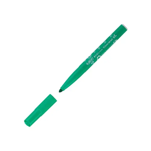 Feutres visacolor xl ecolutions pointe large 4, 5 mm vert - Bic photo du produit