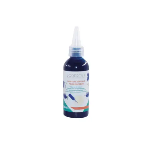 Recharge peinture pour encreurs digitaux 80 ml - Bleu - Sodertex loolipo photo du produit