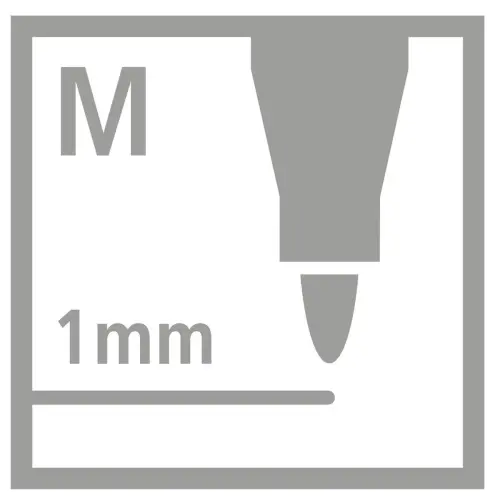 Etui carton x 18 feutres dessin pointe moyenne pen 68 arty - Stabilo photo du produit