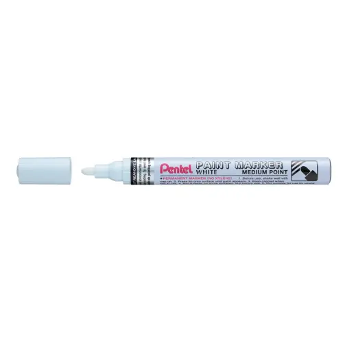 Marqueur peinture paint marker multi - supports blanc 4, 5mm - Pentel photo du produit