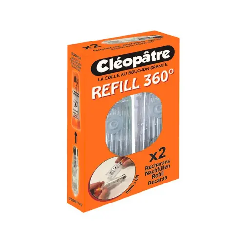 Recharges pour effaceur d'encre 360 lot de 2 5mm x 6m - Cleopatre photo du produit