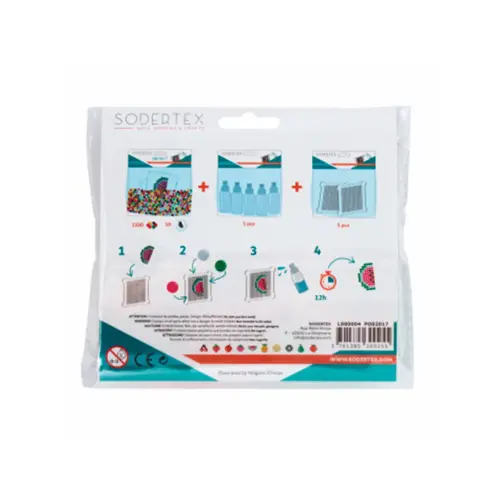 Pack aqua sodertex perles aqua'fruits 1500 pcs 7 coloris - Sodertex loolipo photo du produit