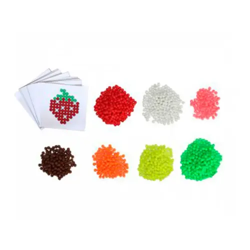 Pack aqua sodertex perles aqua'fruits 1500 pcs 7 coloris - Sodertex loolipo photo du produit