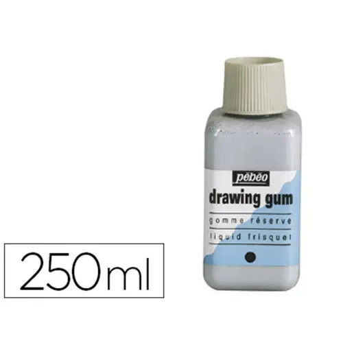 Gomme reserve drawing gum pelliculable flacon 250ml - Pebeo photo du produit