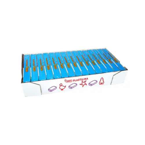 Pate a modeler plastilina vegetale coloris bleu clair 350g - Jovi photo du produit