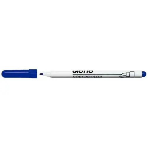 Feutre robercolor pointe fine tableau blanc bleu 1mm - Giotto photo du produit