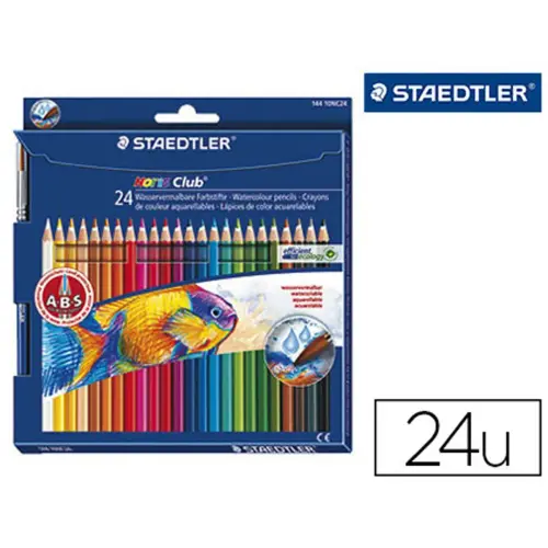 Crayon couleur noris club aquarell 24 unités - Staedtler photo du produit
