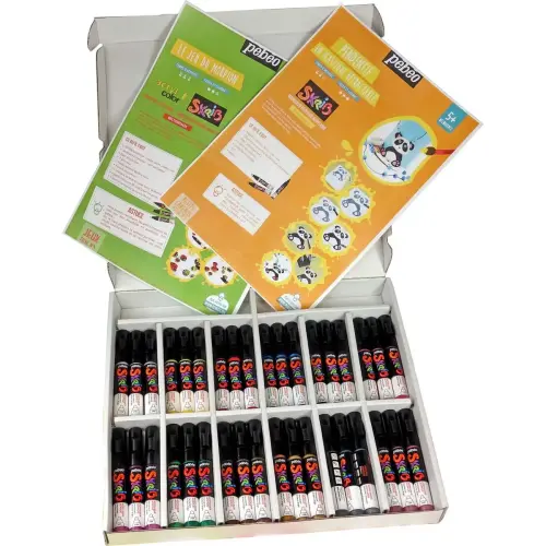 Marqueur peinture skrib acrylique schoolbox 36 unités - Pebeo photo du produit