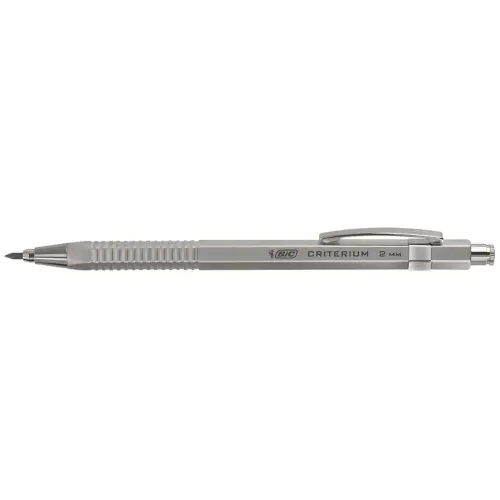 Portes - mine criterium mine 2mm gomme taille - mine aluminium - Bic photo du produit
