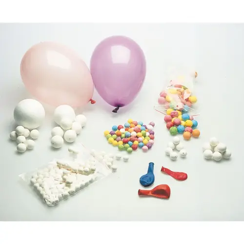 Boule cellulose univers de piwi 18mm coloris assortis 100u - Graine creative photo du produit