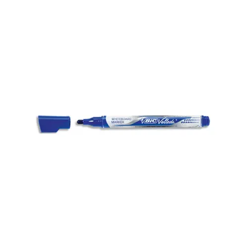 Marqueurs velleda pocket effacable pointe ogive bleu - Bic photo du produit