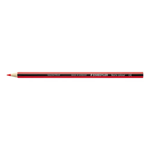 Crayons noris colour rouge bois upcyclé pochette 12 - Staedtler photo du produit