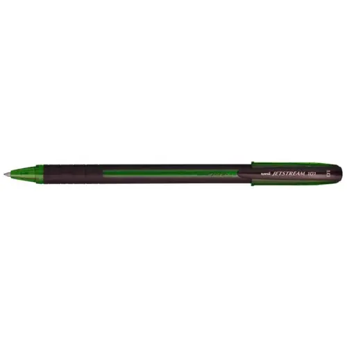 Stylo - bille uniball jetstream 101 pointe moyenne 0, 5mm vert - Uni ball photo du produit