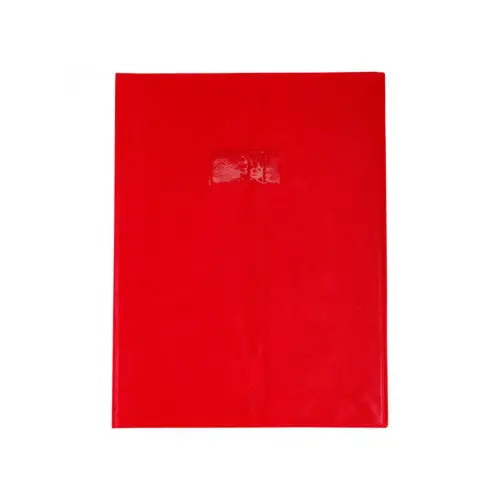 Protege - cahier 24x32cm plastique 22/100e rouge - Clairefontaine photo du produit