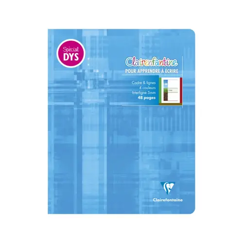 Cahier d'écriture piqûre - A5+ - 48 pages - Coloris aléatoire - Clairefontaine photo du produit