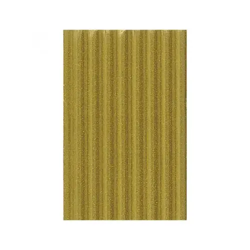 Carton ondule fine cannelure 50x70cm 300g or 1 feuille - Clairefontaine photo du produit