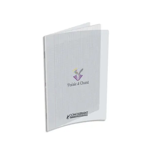Cahier de po&eacute;sie/chant piq&ucirc;re Sey&egrave;s - A4+ 90g - 48 pages - Incolore - Conqu&eacute;rant photo du produit