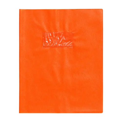 Protege - cahier 17x22cm plastique 22/100e orange - Clairefontaine photo du produit