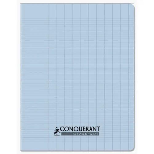 Cahier polypropyl&egrave;ne papier v&eacute;lin 17 x 22 cm- 96 pages - Conquerant photo du produit
