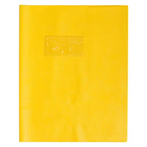 Protege - cahier 17x22cm plastique jaune opaque - Clairefontaine photo du produit