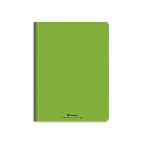 Cahier piq&ucirc;re Sey&egrave;s - A5+ 90 g - 60 pages - Vert - Conqu&eacute;rant photo du produit