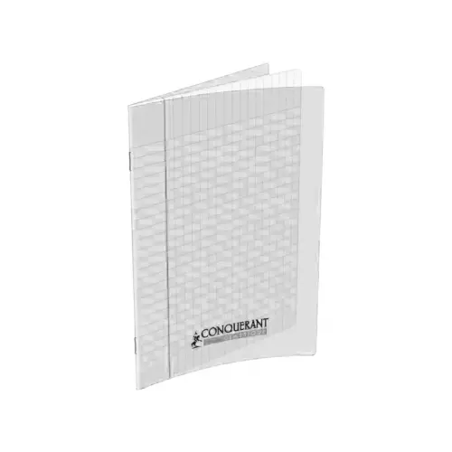 Cahier piqûre Seyès - A4+ 90g - 140 pages - Incolore - Conquérant photo du produit