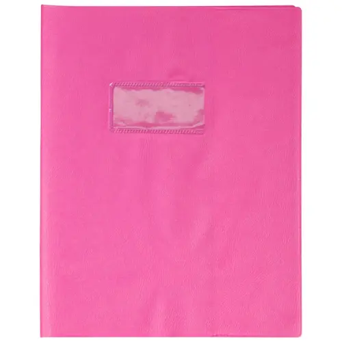 Protege - cahier 17 x 22 cm plastique opaque rose - Clairefontaine photo du produit