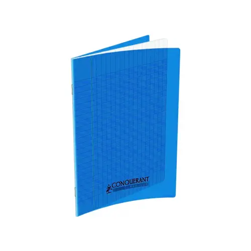 Cahiers polypropylene a4+ 24 x 32 cm - 140 pages - 90g - Bleu - Conquerant photo du produit