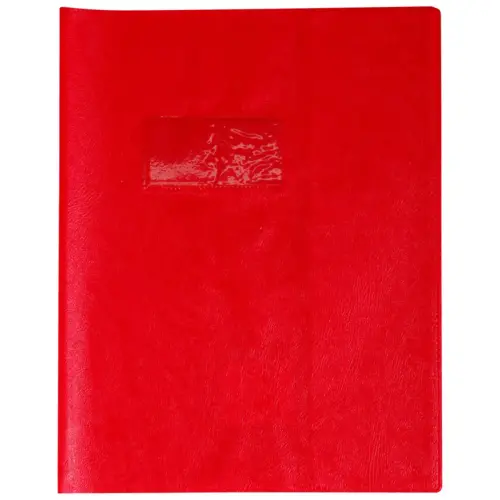 Protege - cahier 17x22cm plastique opaque rouge - Clairefontaine photo du produit