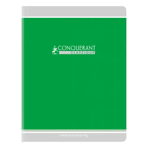 Cahiers d'ecriture pique usage scolaire a4 96 pages 90g seyes - Conquerant photo du produit