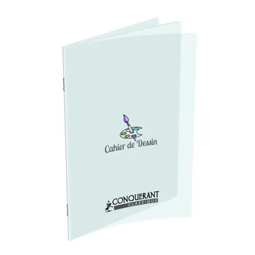 Cahiers agrafe classique couverture polypropylene a4+ - Conquerant photo du produit