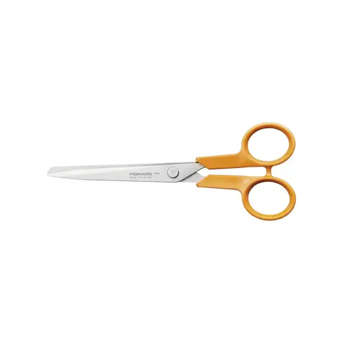 Ciseaux classic universels ambidextre 16 cm anneaux oranges - Fiskars photo du produit