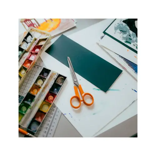 Ciseaux classic universels ambidextre 16 cm anneaux oranges - Fiskars photo du produit
