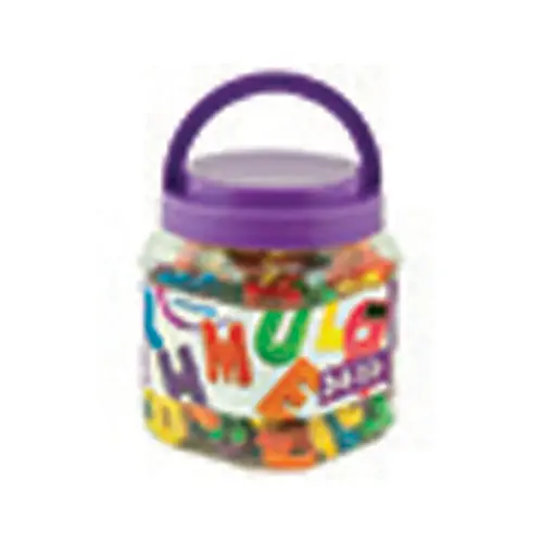 Jeu lettres majuscules magnetiques pot 154 pcs - Miniland photo du produit
