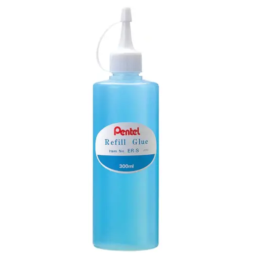 Recharge colle liquide roll n glue flacon 300 ml - Pentel photo du produit