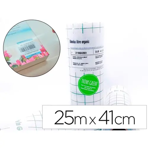 Film protecteur bio polyethylene vert 90 microns uv 25mx41cm - Filmolux photo du produit