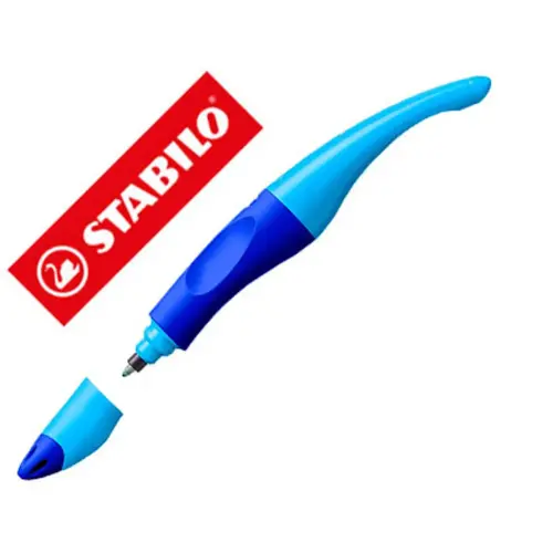 Stylo - roller easyoriginal corps bleu gaucher - Stabilo photo du produit