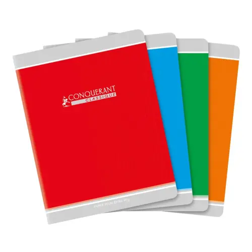 Cahiers d'écriture piqué conquérant usage scolaire a5+ 96 pages - Conquerant photo du produit