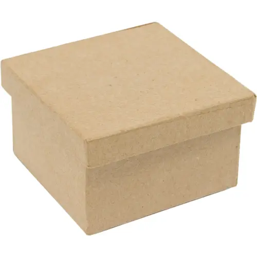 Boite o'color carton a decorer forme carre 9x5cm lot 10 unités - La francaise des couleurs photo du produit