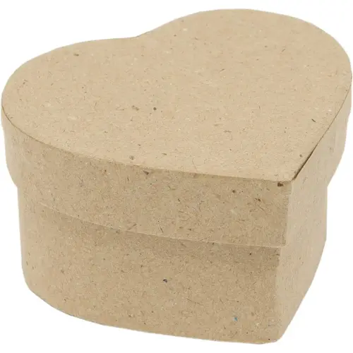 Boite o'color carton a decorer forme coeur 9x5cm lot 10 unités - La francaise des couleurs photo du produit