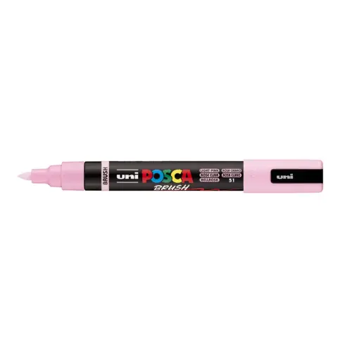 Marqueurs pointe moyenne brush marker rose clair pc5br rec - Posca photo du produit