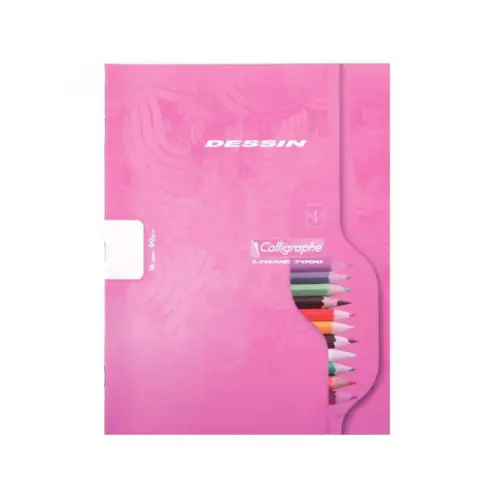Cahier dessin conquerant piqure 17x22cm 16 pages 10x10 90g - Calligraphe photo du produit