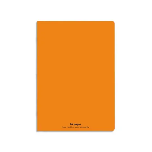 Cahiers pique grands carreaux classique couverture polypropylene orange a4+ - Conquerant photo du produit