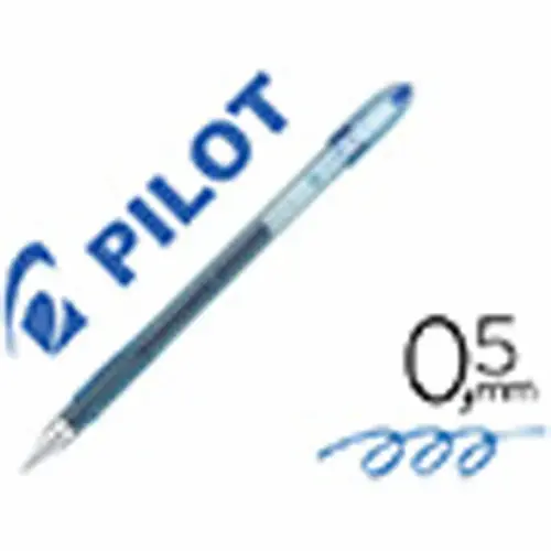Stylos - bille g1 7 0.5mm encre gel bleu corps translucide - Pilot photo du produit