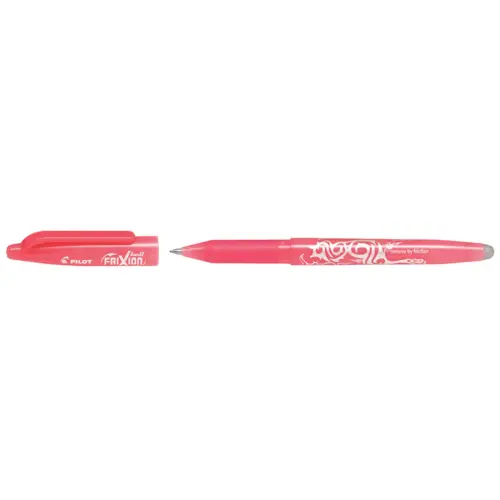 Rollers frixion ball encre gel pointe moyenne rose corail - Pilot photo du produit