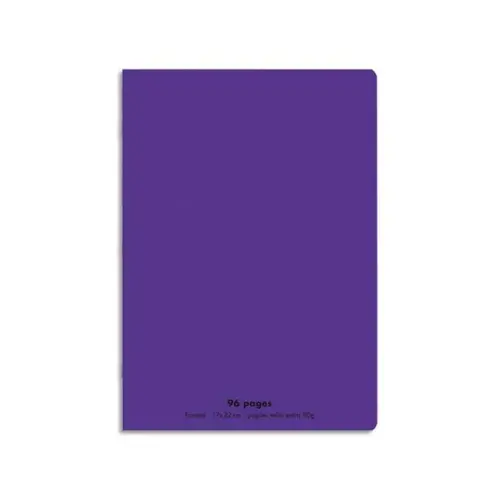 Cahiers pique classique a5+ 17x22cm 96 pages violet - Conquerant photo du produit