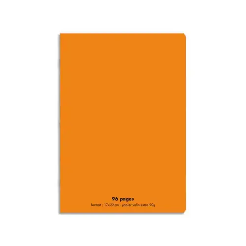 Cahiers pique classique a5+ 17x22cm 96 pages orange - Conquerant photo du produit