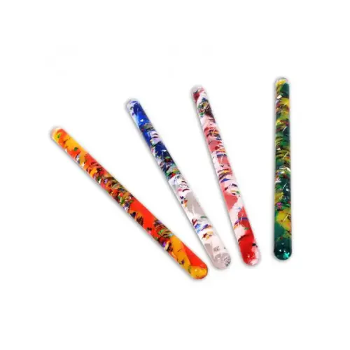 Espace sensoriels playlearn tubes paillettes color&eacute;es 32 cm set 4 - Culture club photo du produit